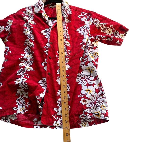 Vintage Blue Hawaii Brand Hawaiian Islands Button Shirt Mens Medium Tropical USA - Picture 7 of 7